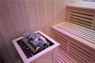 Sauna TS 4020-1 ADC Bio-Kombiofen, 200x180cm Designersauna