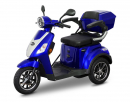 Rolektro E-Trike 25 V.2, Blau, Bleigel Akkus, 1000 Watt